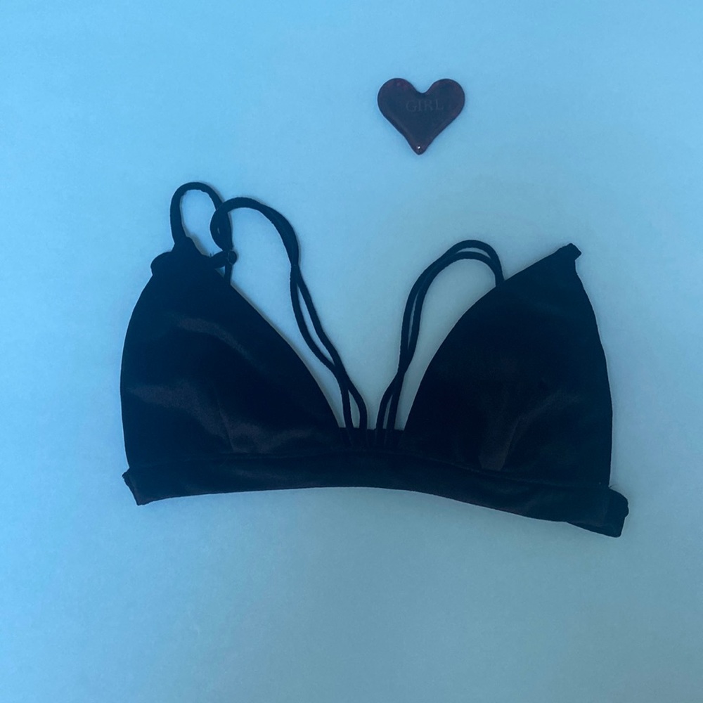 Love, mar black velvety bralet. Rarely worn